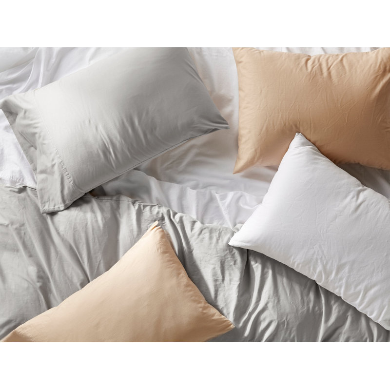 Cloud Soft Sateen Sateen Flat Sheet, Alpine White, Queen Flat Sheet