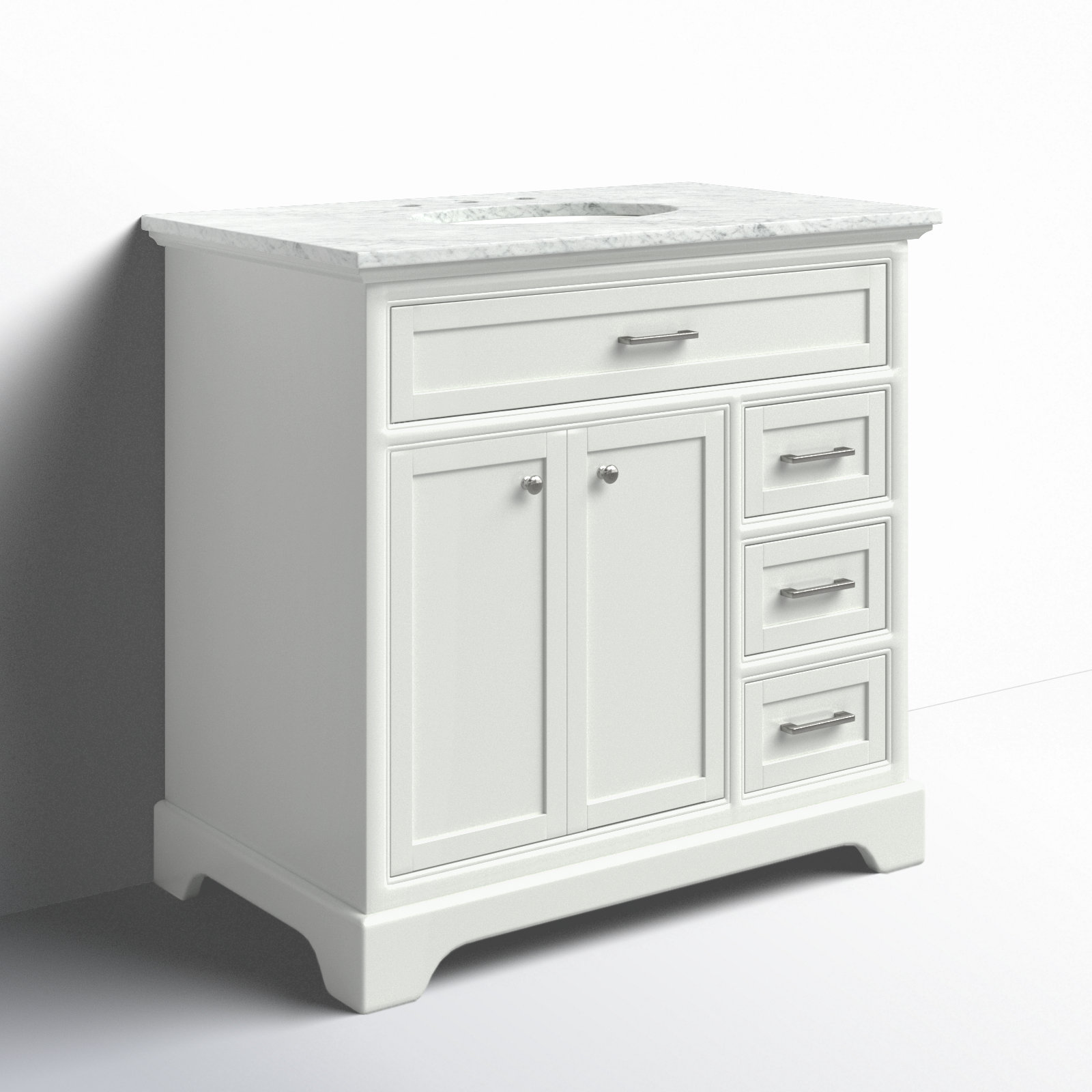 Hermes 36'' Single Bathroom Vanity, White