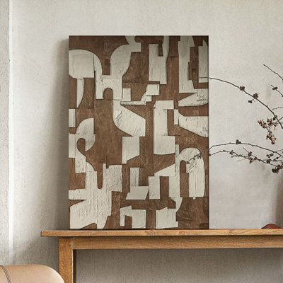 Art mural moderne en bois manufacturé moderne en grès pour le salon, la chambre à coucher, la cuisine et la salle à manger
