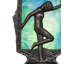 9" High Deco Posing Lady Accent Lamp-115471287
