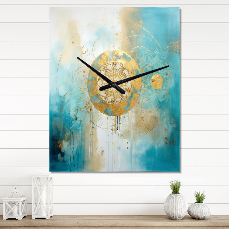 Très grandes horloges murales Divine Mandala, Moyen