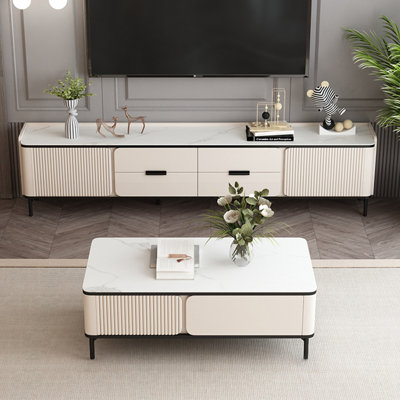 French style coffee table and TV stand