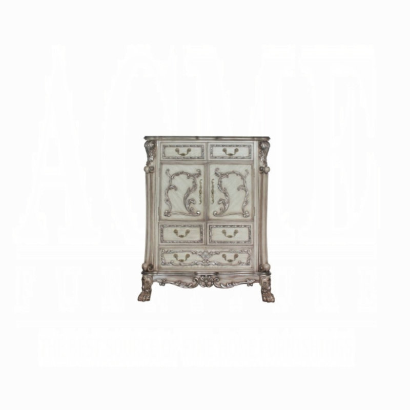 Dresden CHEST, Vintage Bone White