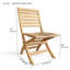 Andrew Folding Teak Patio Dining Chair