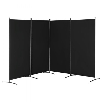 Room Divider, 4 Panel Room Divider, Folding Privacy Screen and Portable Partition Divider for Room Separation, Freestanding Room Partitions for Office by Ebern Designs