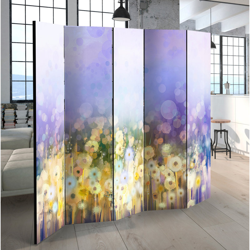 Painted Meadow Room Divider, 5