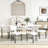Oval  Double Pedestal Dining Table Sets-747012422-747012431-747012424