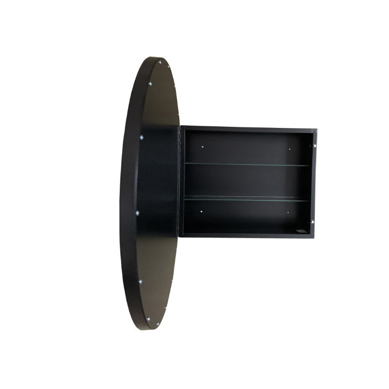 Miroir Roeder, Noir, L 26 po x H 26 po