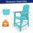 Borghild HIPS Adirondack Chair with Table-977092825