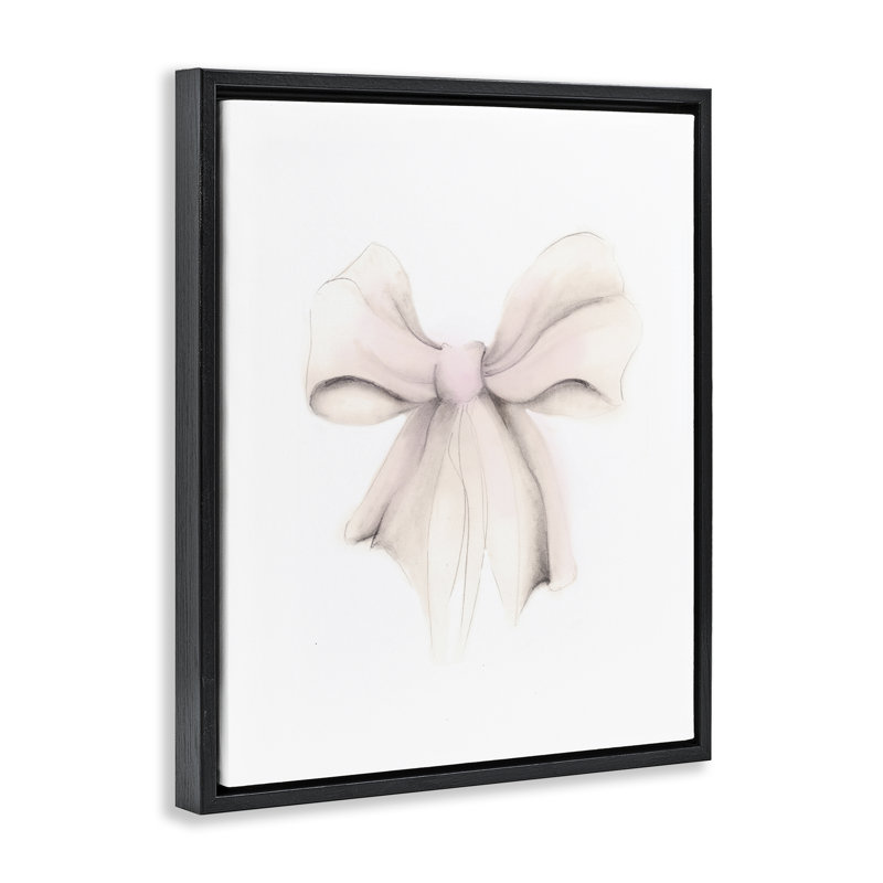 Toile flottante encadrée de ruban doux par Studio Q, Cadre flottant noir de jais, H 21 po x l 17 po