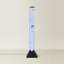 Janel 80cm Black Wood LED Column Floor Lamp