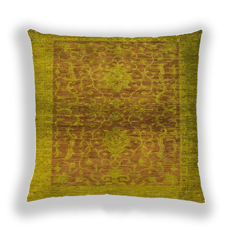 Coussin décoratif abstrait 2475, Microsuède