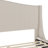 Martha Stewart Amelia Upholstered Platform Bed With Curved Headboard-97967491-97967493