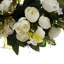 30cm Artificial Rose Wreath Blooming Front Door Decor