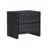 Linda 24" Nightstand In Charcoal Gray (2-Drawer)-1785216261