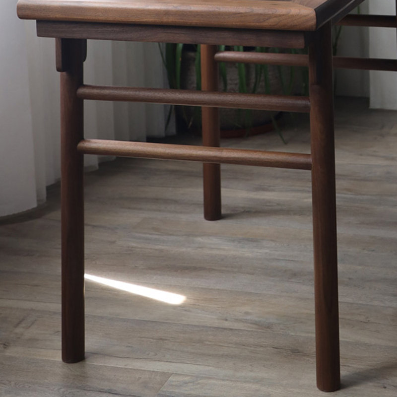 Bureau et table basse en noyer de qualité, H 29,52 po x l 50,39 po x P 23,62 po