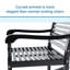 Chaise berçante en bois massif Alekper