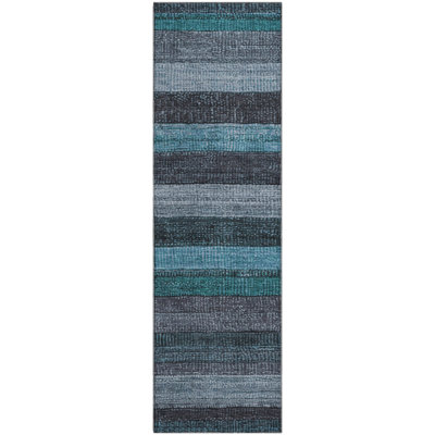 Premium Machine Washable Medena AMF1865 Stripes Rug