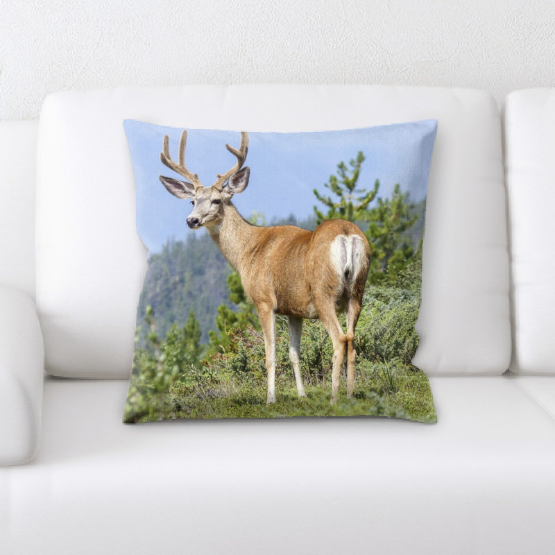Microsuede Throw Pillow