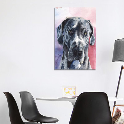 Great Dane III by George Dyachenko - Wrapped Canvas Print