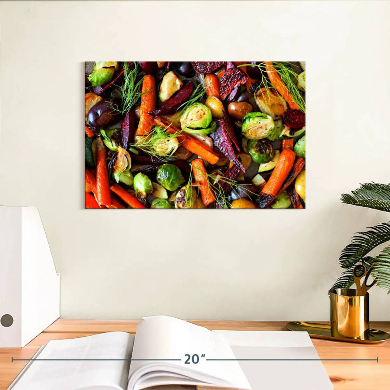 Roasted Autumn Vegetables, 8" H x 12" W