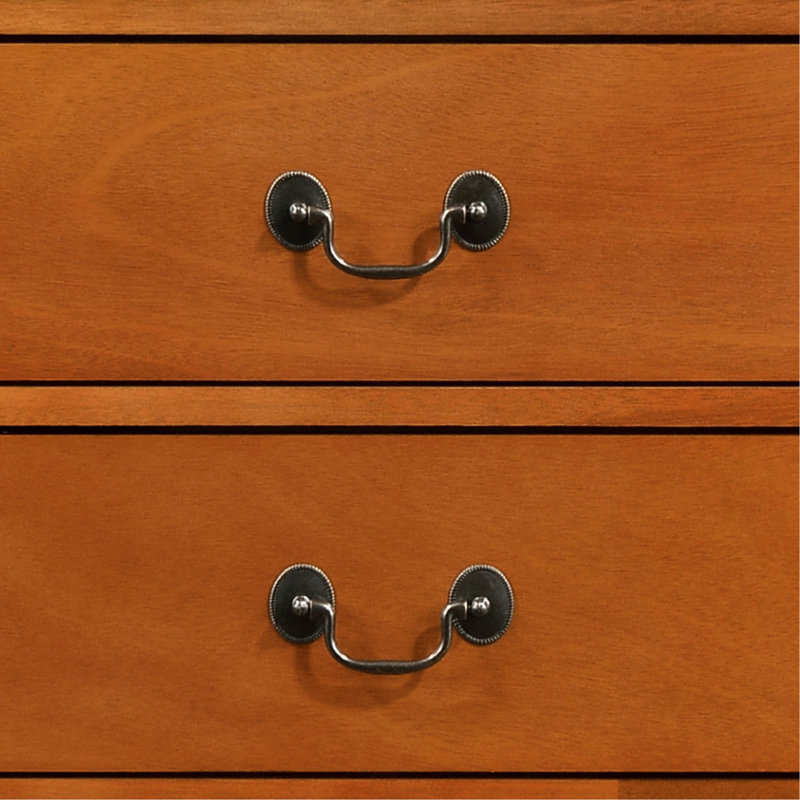 Commode 4 tiroirs, chêne, Naturel