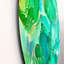 Art liquide vert et bleu - cercle moderne en métal-68852288