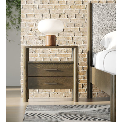 Paradis Carolina - Modern Grey Fabric + Wenge Bedroom Set