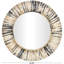 Miroir mural gris