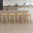 24.25" H Backless Solid Wood Counter Stool with Footrest-1797403527