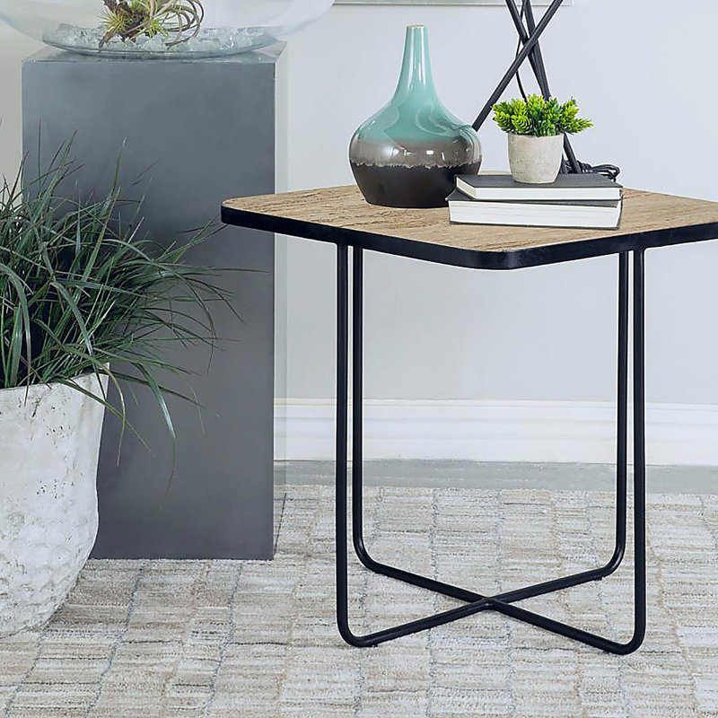 Table décorative en marbre et noir