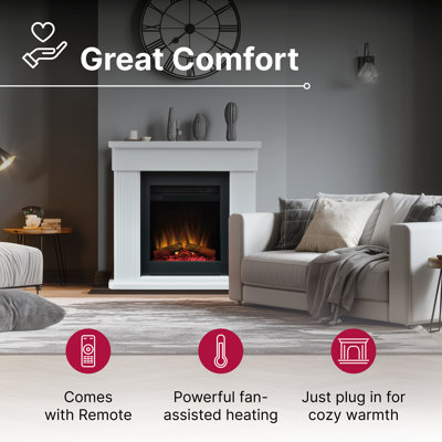 Dimplex Portland Optiflame Fully Assembled Suite