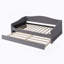 Upholstered Daybed with Light and Trundle-601110644-601110646