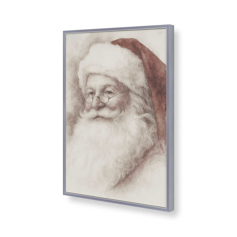 Reproduction d'art classique de Noël, 18 po x 24 po, Chrome poli