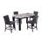 MAGALY DARK GREY BAR TABLE