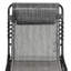 Adjustable Beach Chair, Portable Folding With Removable Pillow, Side Pocket, Grey Patio Chair And Function -