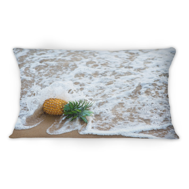 Coussin Pineapple Fallen By Ocean Wave