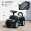 Rangement pour scooters pour enfants 10,2 x 4,3 x 6,5 po en Pp noir et acier de 18 à 36 mois