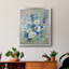 «Blue Garden I», toile encadrée de qualité supérieure - prête à être accrochée-2089547163-2089547143