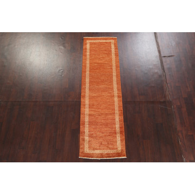 Handmade Gabbeh  Oriental Runner Rug 3x9