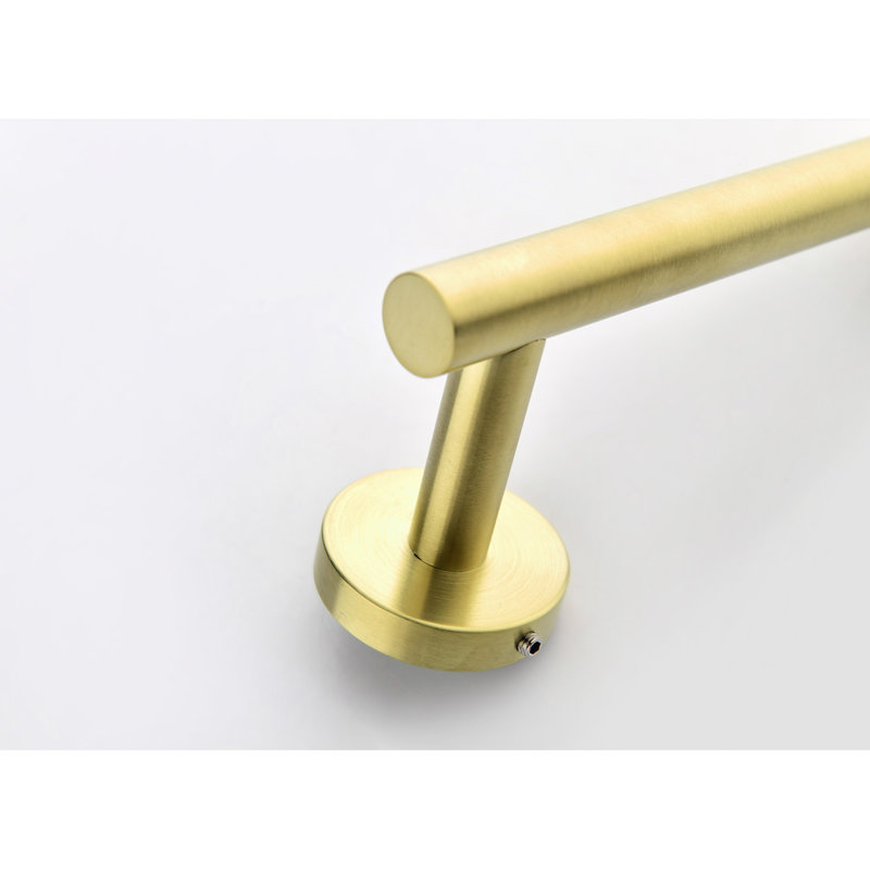 3 Bathroom Hardware In Brushed Gold - Contemporary Design. Prevents Scratches And Rust. For Tidy. Effortless Installation Process Accessory Modern Practical. Smooth Edges . Resists Corrosion. Wall