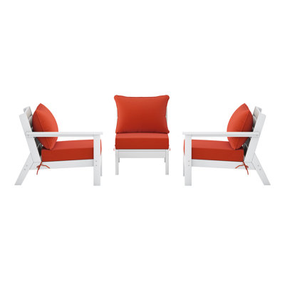 3-Piece Deep Seating Set With Cushions
