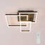 Square 60Cm LED Flush Mount With Remote