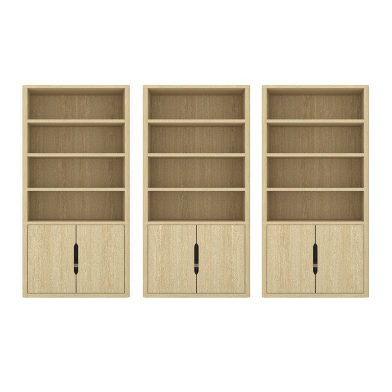 Bibliothèque moderne à 4 tablettes H 79 "x l 40,2" Rivington, Chêne naturel