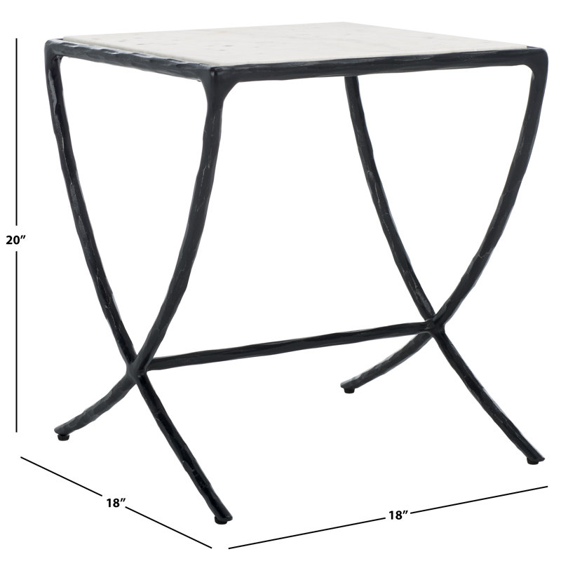 Braydan Marble Top End Table