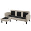 3 Seater Linen Sofa-421191312