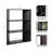 Akita Angled Three-Tier Wood Wall Shelf