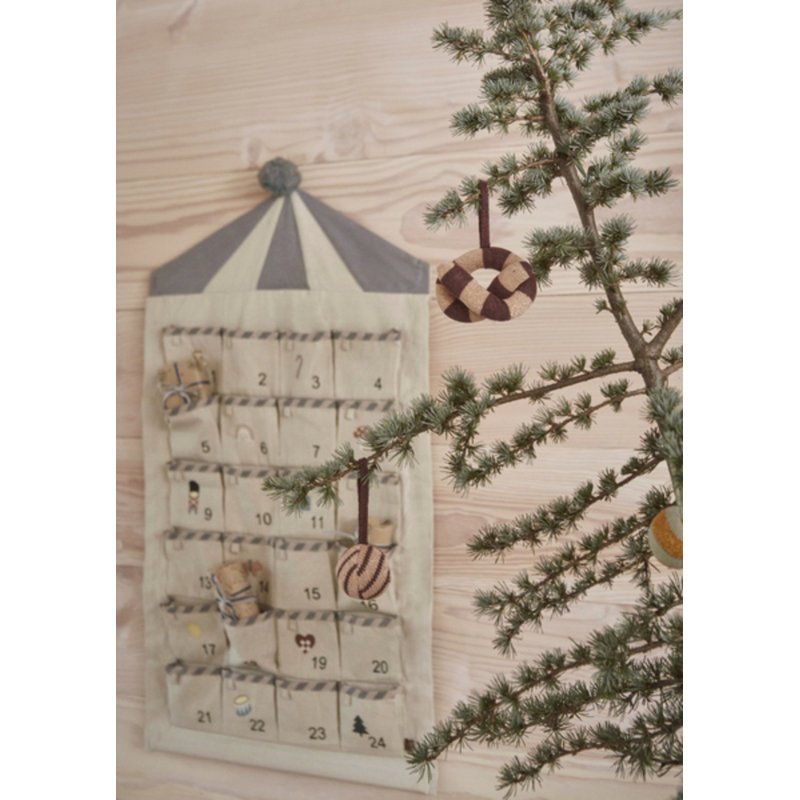 Circus Christmas Calendar Wall Hanging