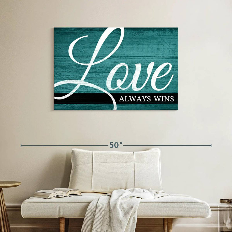 Tergel Love Always Wins II, H 26 po x l 39 po