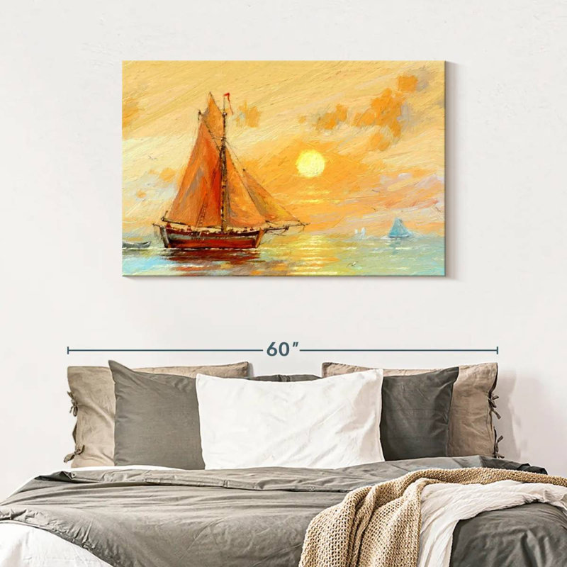 Voilier Mehar Sunset Sea, H 30 po x l 45 po